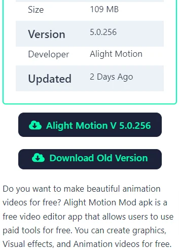 How to install alight motion mod apk